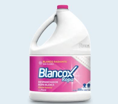 blancox desmanchador liquido ropa blanca 4x3800