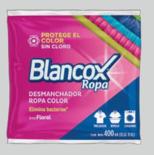blancox desmanchador liquido ropa color 12x400