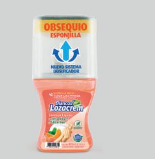 blancox lozacrem con esponjilla vitamina E 12x400