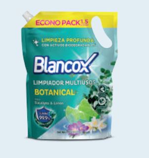 blancox limpiapisos botanical 8x1.500 ml