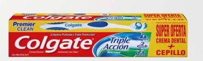 COLGATE TRIPLE ACCION 8*12*50+1CEPLLO