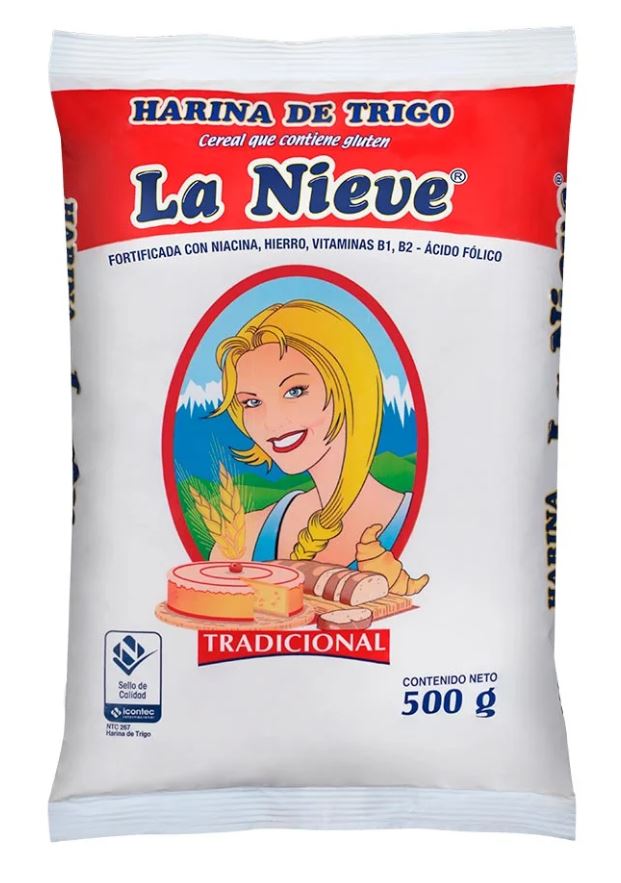 HARINA DE TRIGO LA NIEVE 25*500
