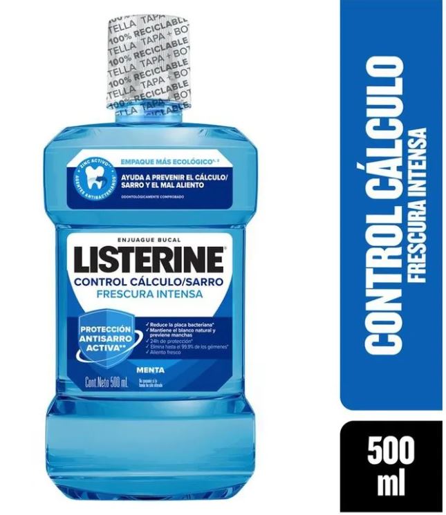 LISTERINE CONTR CALC 12*500