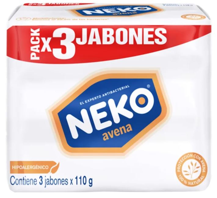 JABON NEKO AVENA 16*3*110G