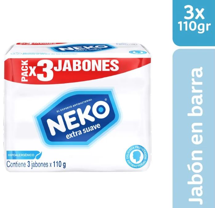 JABON NEKO BLANCO E/S 16*3*110G