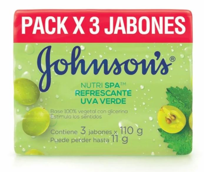 JABON JYJ ADULTO UVA VERDE16*3*110G