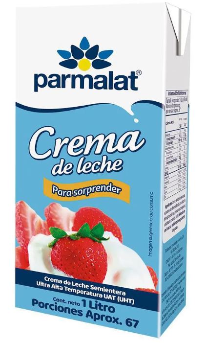 CREMA DE LECHE REPOSTERIA PARMALAT  12X1000