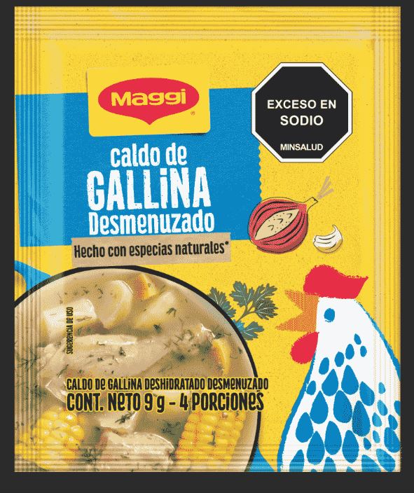 CALDO MAGGI GALLINA DESMENUZADO 40X36X9