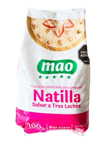 NATILLA TRES LECHE MAO 12X1000
