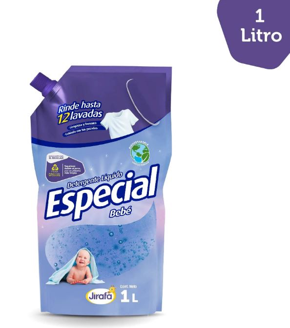 DETERGEN LIQUIDO ESPECIAL  BEBE DPK 10X1000