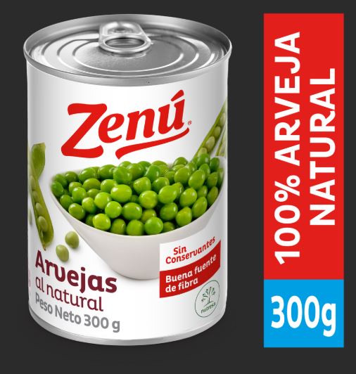 ARVEJA NATURAL ZENU 48x300