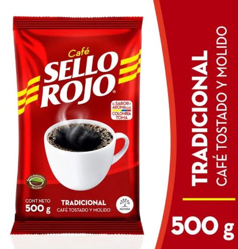 CAFE SELLO ROJO 24BOLSx500