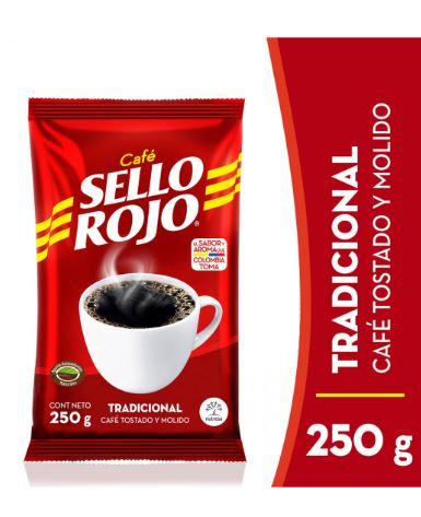CAFE SELLO ROJO 48x250