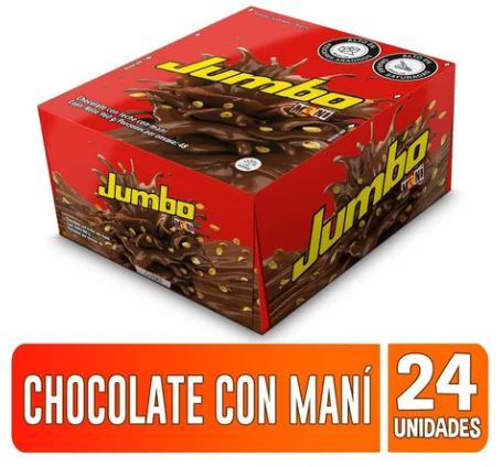 CHOCOLATINA JUMBO MANI 24PLx24x35