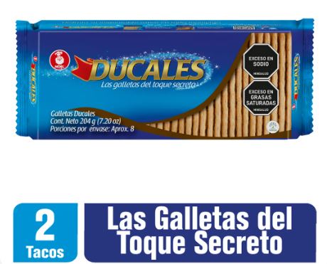 GALLETA DUCALES 2 TACOS 24x204