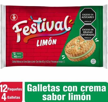 GALLETA FESTIVAL LIMON 24x12x4