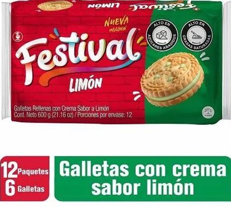 GALLETA FESTIVAL LIMON 24x12x6