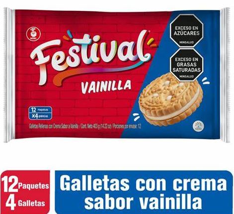 GALLETA FESTIVAL VAINILLA 24x12x4