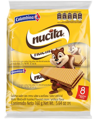WAFER NUCITA ACHOCO 24X8