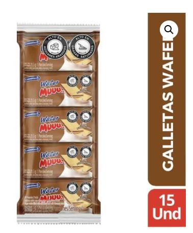GALLETA MUU WAFER CHOCOLATAD 24x15