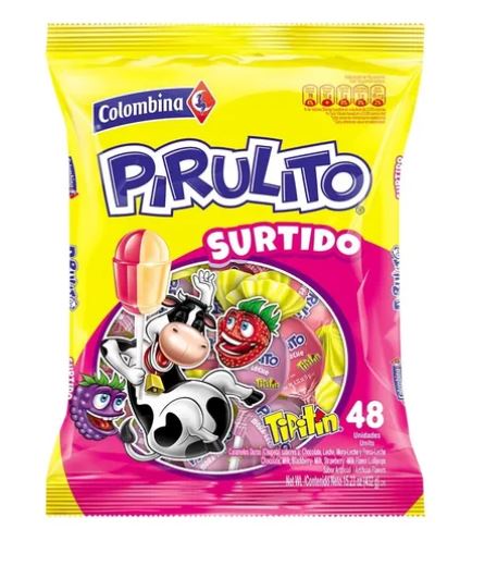 TIPITIN PIRULITO SURTIDO 16x48