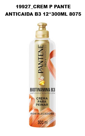 CREMA PARA PEINAR PANTENE ANTICAIDA B3 12X300