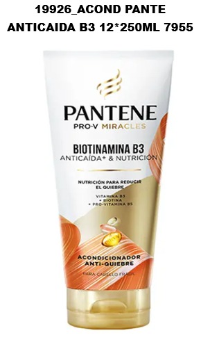 ACONDICIONADOR PANTENE ANTICAIDA B3 12X250