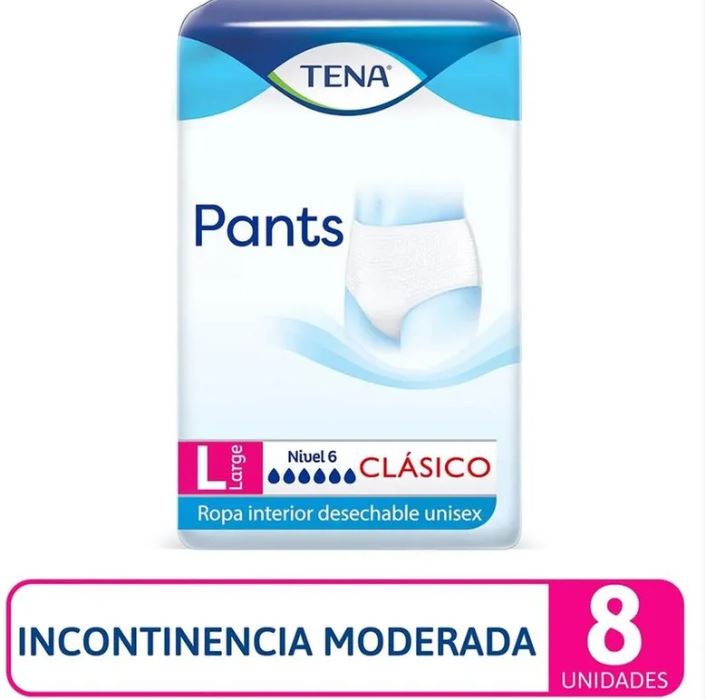 PANAL TENA PANTS CLASI CONF L 8x8