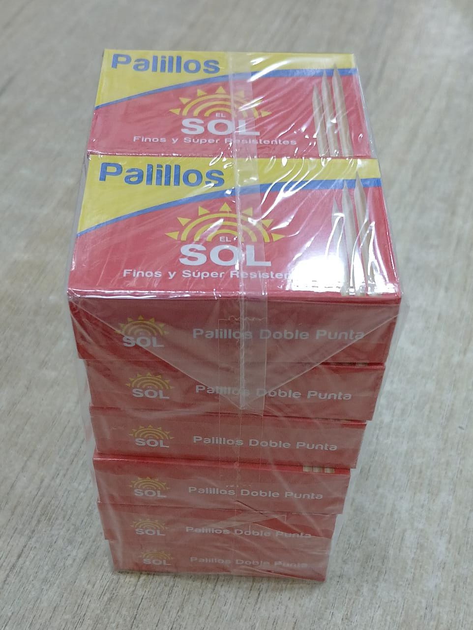 PALILLOS REDONDO EL SOL 12DISP *12U