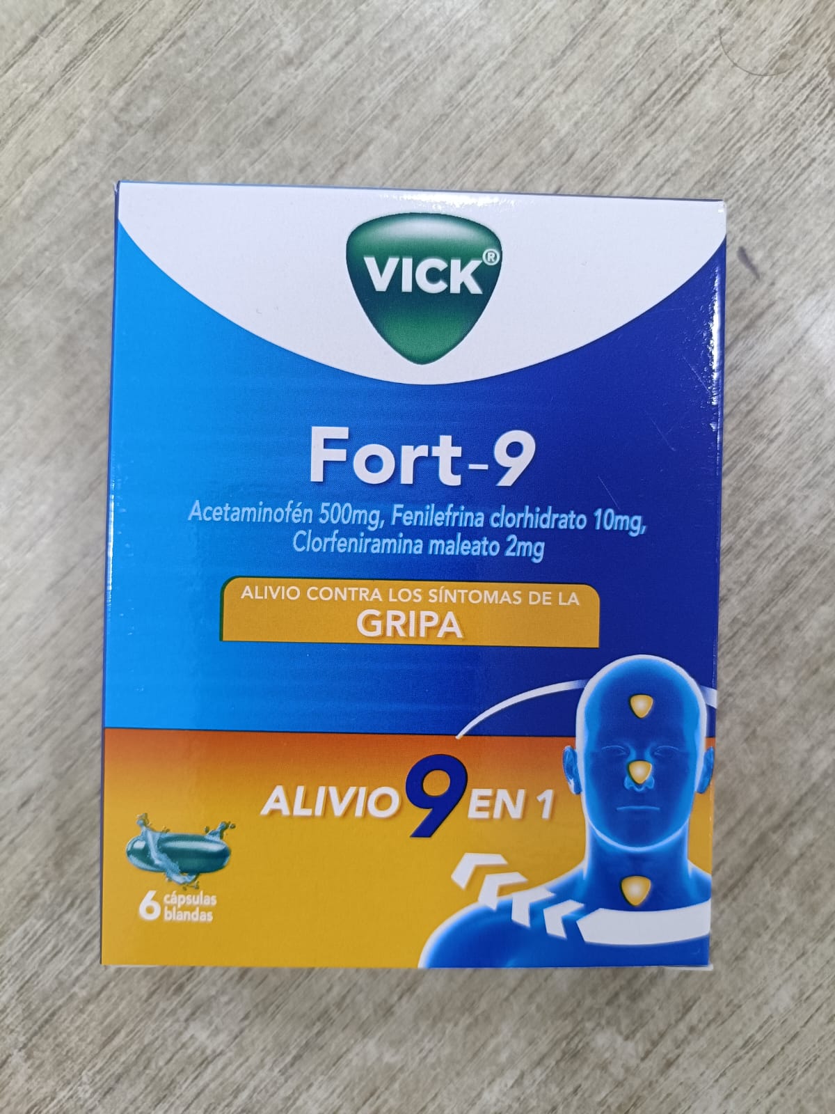 VICK FORT-9 -12DISP*1*6CAPSULAS