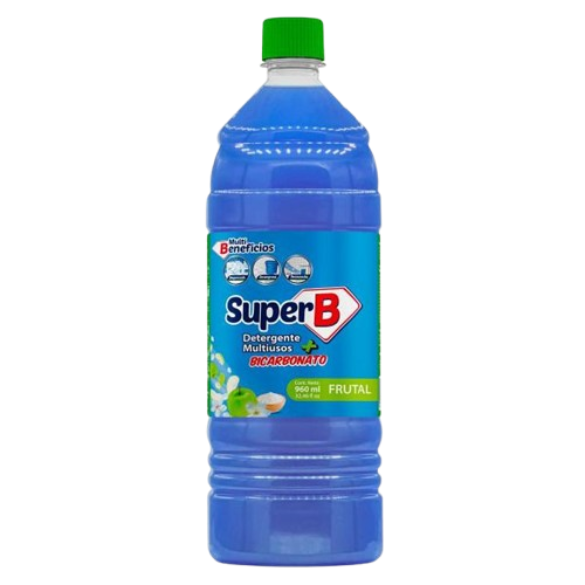 SUPER B LIMPAPISOS BICARB 12*960ML 7395  UND