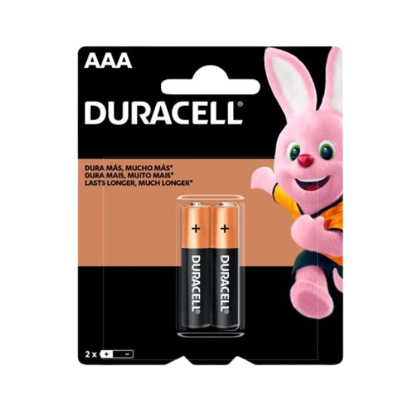 PILAS DURACEL ALKALI AAA 2PILAS          DUO