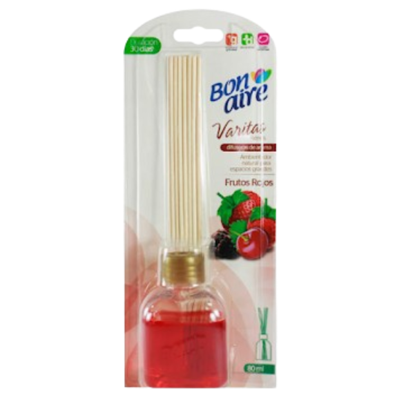 BON VARITAS FRUT ROJ 12*2*80ML 20302     UND