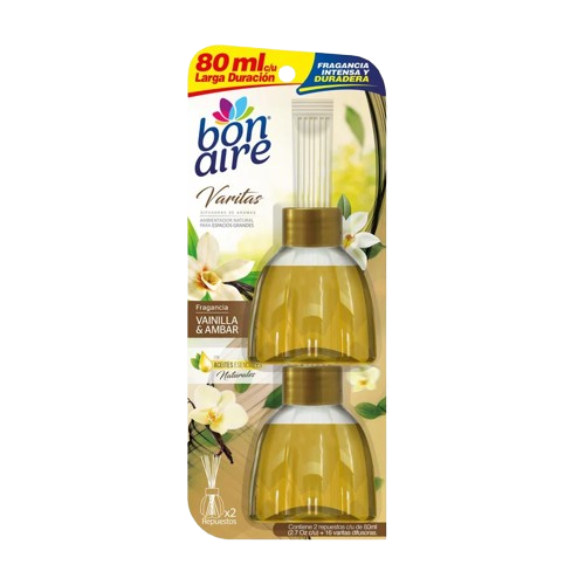 BON VARITAS VAINILLA 12*2*80ML 0306      UND