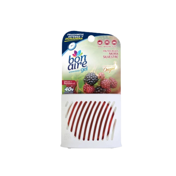 BON AIRE GEL MORA CANASTA 12*40GR 0206   UND