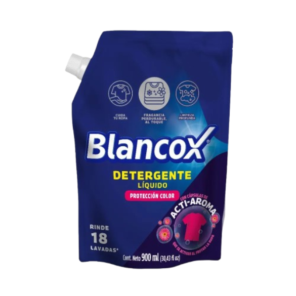 DETERGENTE LIQ BLANCOX DPK 12*900ML 3472 UND