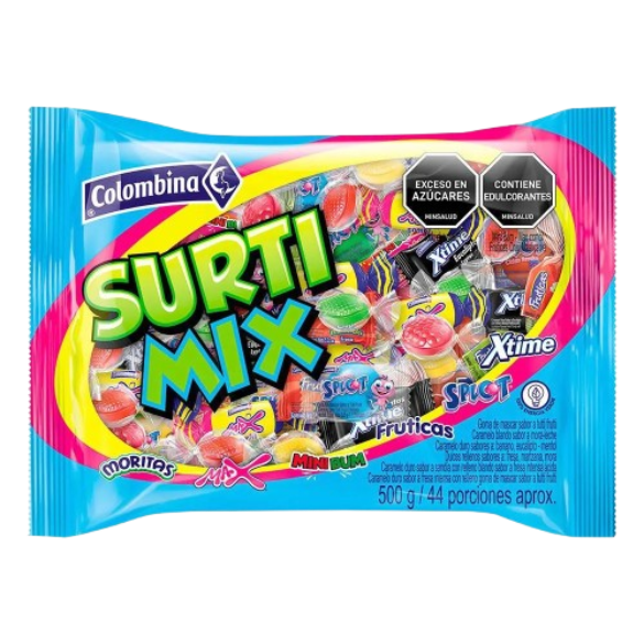 SURTI MIX COLOMBINA 16BS*500GR 3474      UND