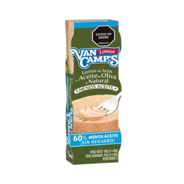 ATUN VAN ACEITE DE OLIVA 16*3*60G BONIF  DISP