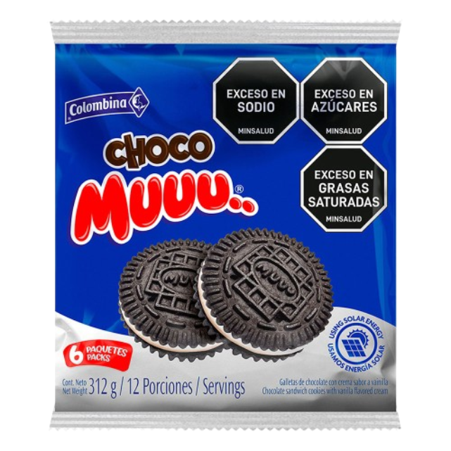 GALLETA CHOCO MUU  24*12  27107          BOLSA
