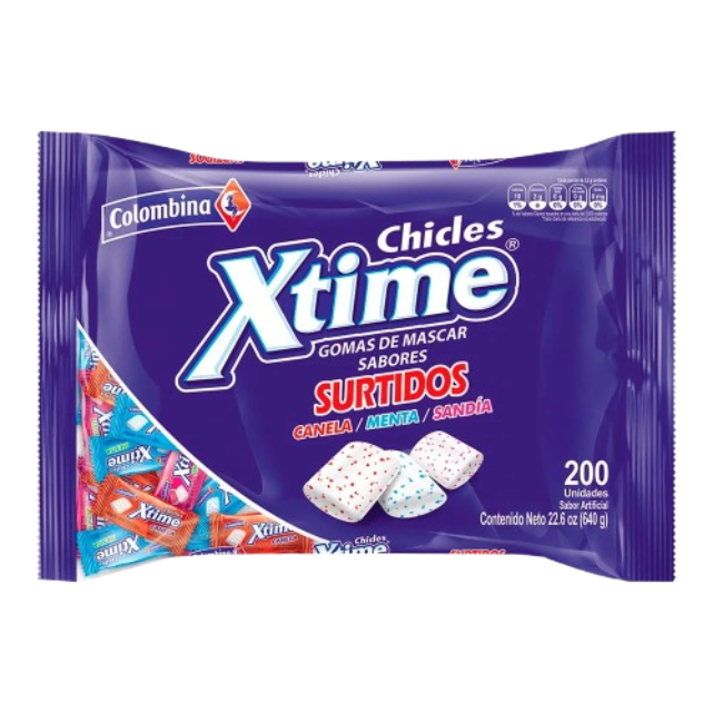 XTIME BOLSA SURTIDA 12*200*3.2G  3164    BOLSA