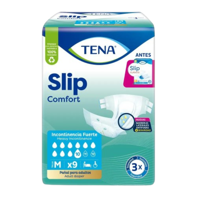 PANAL TENA SLIP CONFORT MEDI 8*9  202325 UND